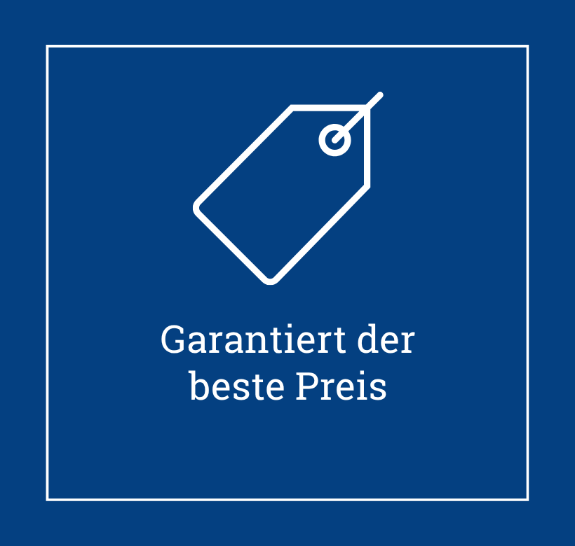 Bei uns erhalten Sie garantiert den besten Preis. Hier mehr über unsere Bestpreisgarantie erfahren >