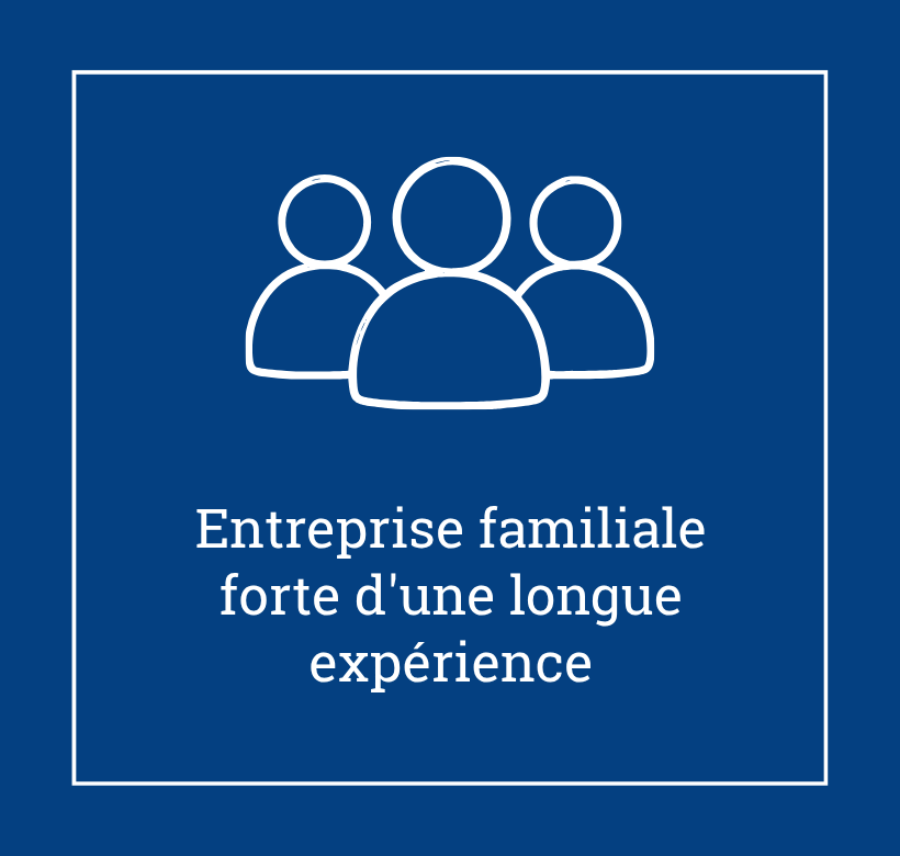 Nous sommes une entreprise familiale forte d'une longue expérience. En savoir plus ici >